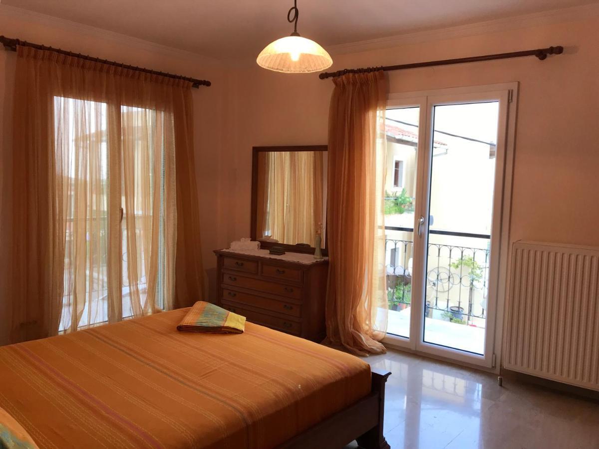 Schönes Familienappartement in Pelekas, Corfu mit Meerblick Exterior foto