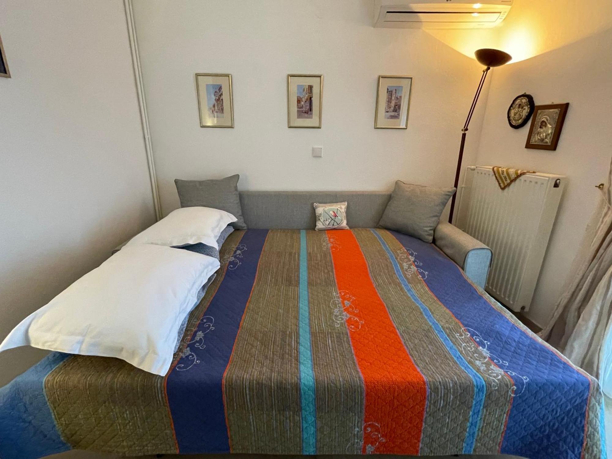 Schönes Familienappartement in Pelekas, Corfu mit Meerblick Exterior foto